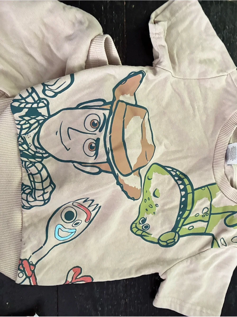 Disney Kids Matching Set - Cream with Blue, Green, Tan Accents